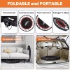 Relife Sports 48" Foldable Fitness Trampoline for Adults Kids Exercise