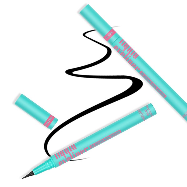 AMZGlRL Waterproof Liquid Eyeliner, Super Slim, Long Lasting, 16 Hour