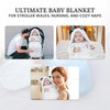 Baby Swaddle Blanket Ultra - Soft Plush Wrap Newborns Warm
