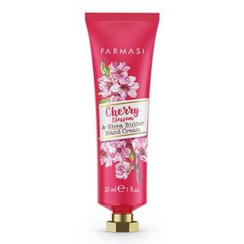 Crema de manos con flor de cerezo y manteca de karité de Farmasi, 30 ml/1 fl.oz.