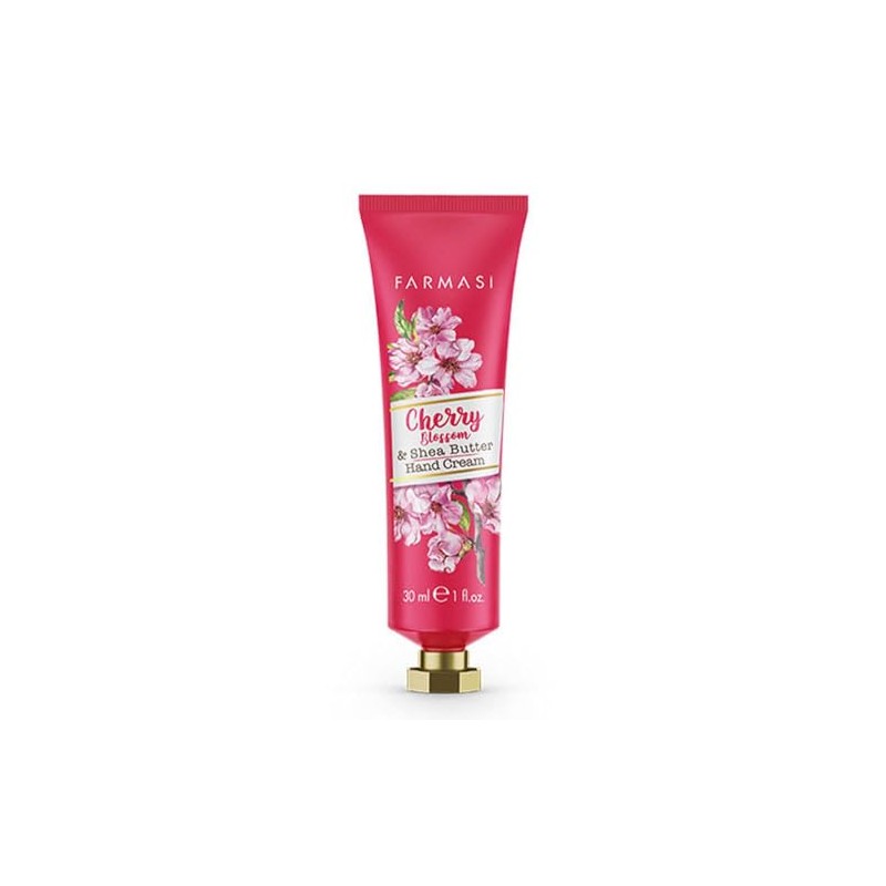 Crema de manos con flor de cerezo y manteca de
