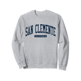 San Clemente California CA College University Style Navy Sweatshirt