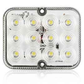 ETUKER 1 x Rear Driving Light Trailer 12 V 24 V LED Reversing Light with Approval