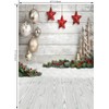 OUYIDA Christmas Theme 5X7FT Vinyl Seamless Pictorial Photography Background Computer-Printed
