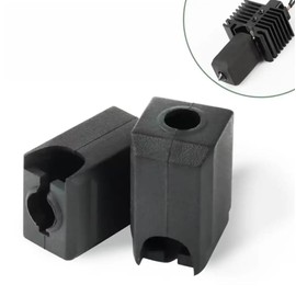 Bambu Lab Silicone Sock for X1 X1C P1S P1P X1E Series Hotend 3D Printer Accessories, Extruder Heat Protection Cover, 5 Pack, Black