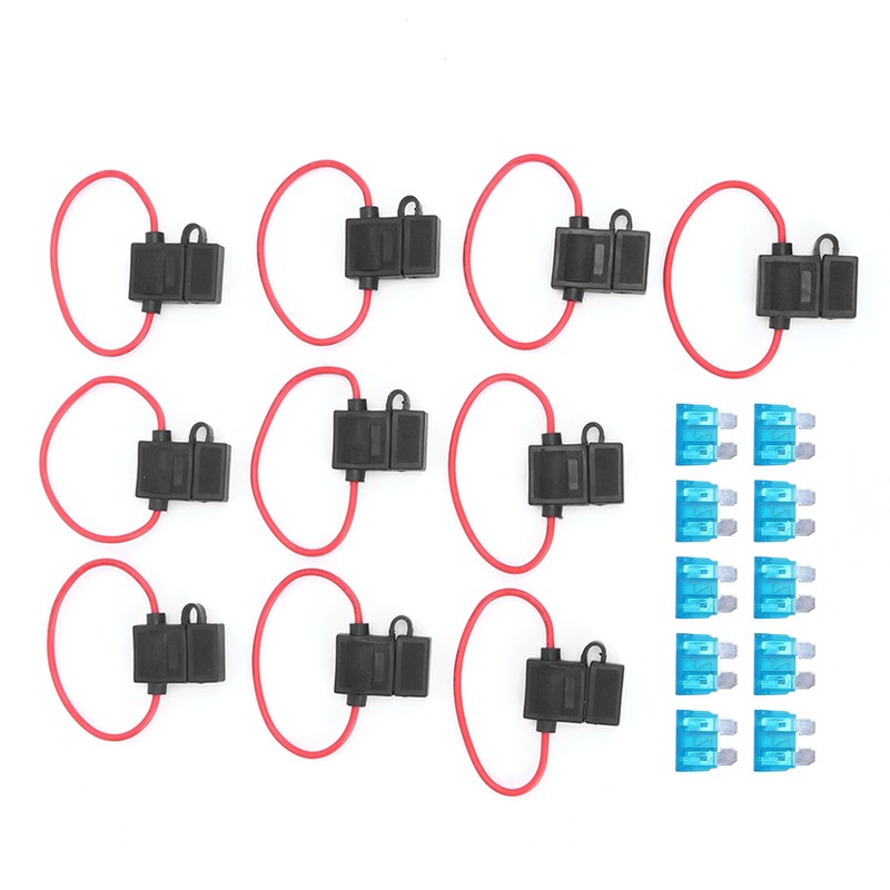 Inline Fuse Holder ATC/ATO AddaCircuit Waterproof Car Fuse Holder with