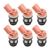 MISIOEK 6 Pcs Fuel Injectors Compatible with 1999-2004 Nissan Frontier,1996-2000