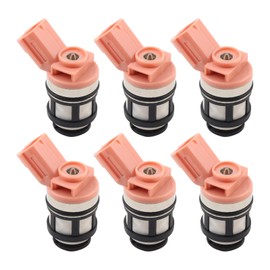 MISIOEK 6 Pcs Fuel Injectors Compatible with 1999-2004 Nissan Frontier,1996-2000 Pathfinder,2000-2004 Xterra,1996-2002 Quest,1997-2000 Infiniti QX4,3.0L 3.3L,Replace FJ434 63825