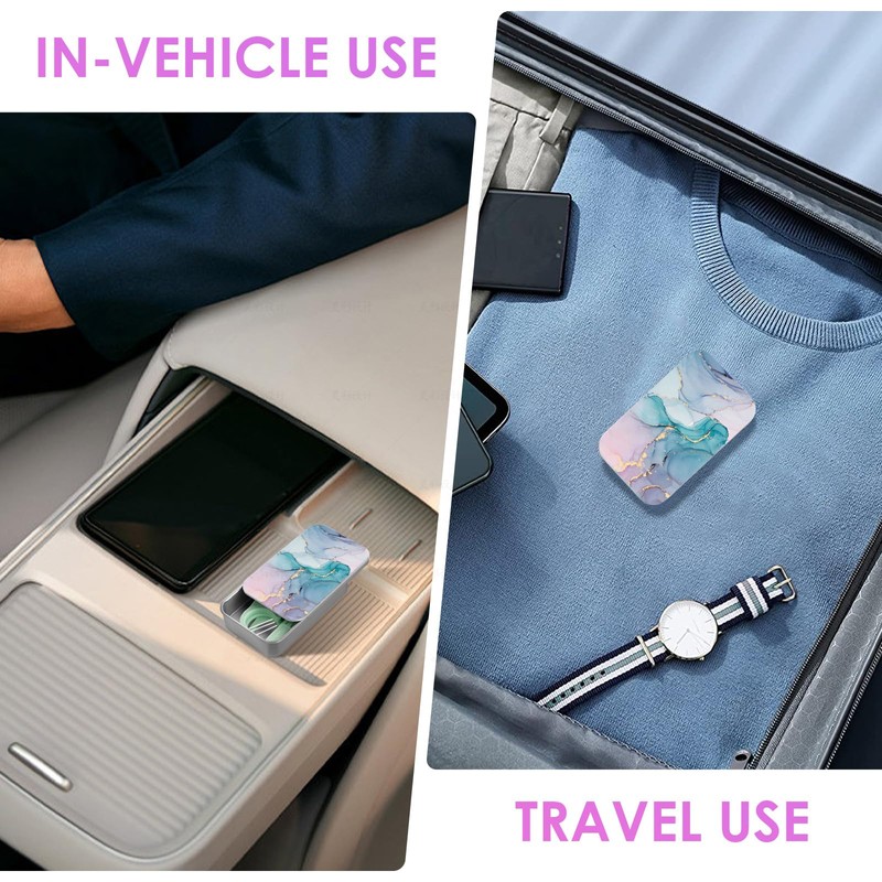 Gerkia 2Pack Travel Floss Picks Case，Refillable Portable Floss Pick Holder