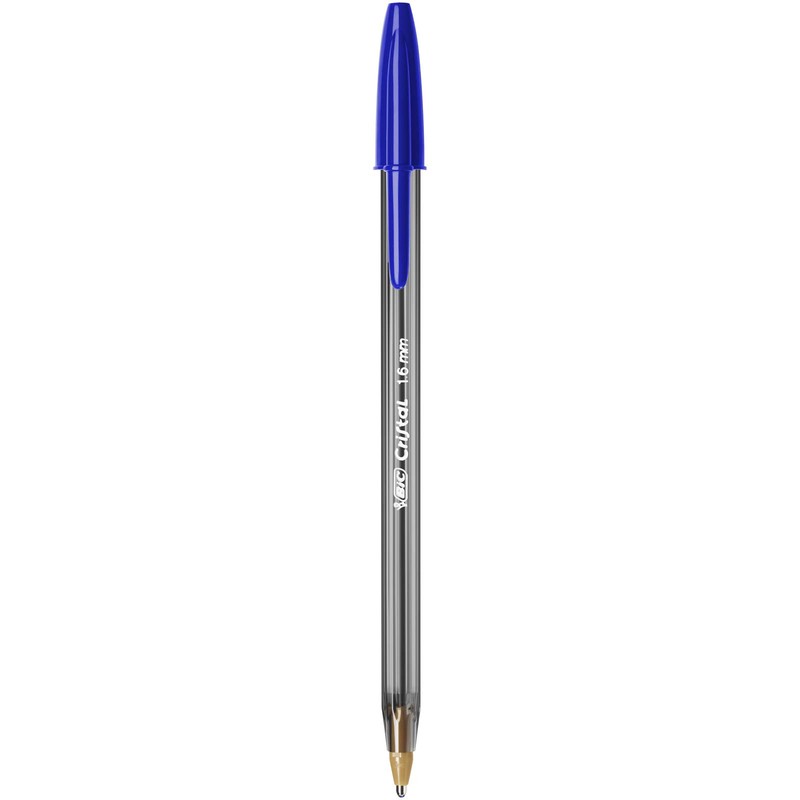 BIC Cristal Multicolour Ballpoint Pens With Wide Tip (1.6mm) Pens