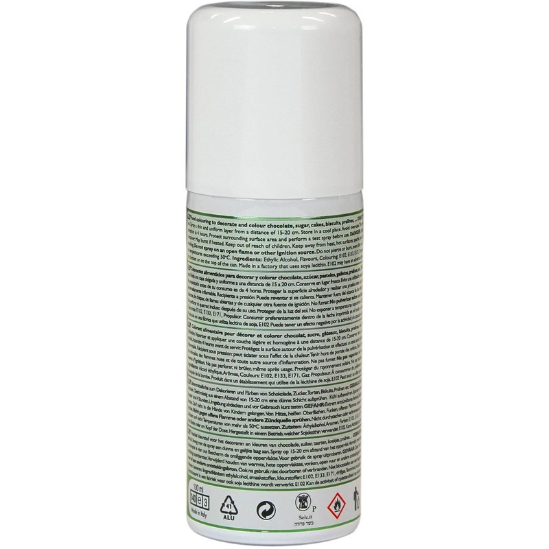 PME Edible Lustre Spray, Green, 3.3 Ounce