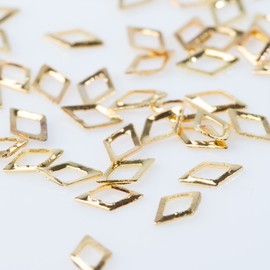 [Pearl Stone Mail Order MK] Parts for Nail Jewelry Studs golden