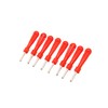 Partuto 8pcs Car Tyre Valve Stem Core Remover Wrench Tire