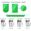 Biodegradable Trash Bags 4-6 Gallon, 100 Counts, Extra Thick Small