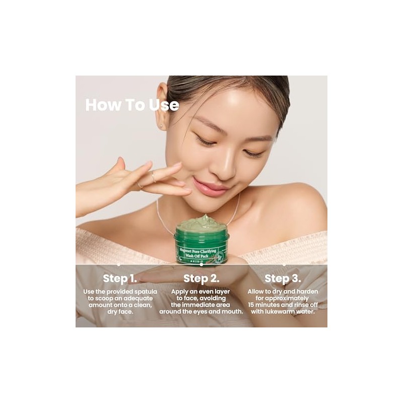 AXIS-Y - Mugwort Pore Clarifying Wash Off Pack - Mascarilla