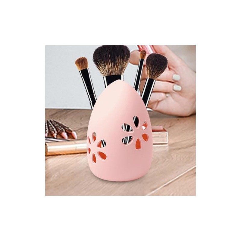 Soporte para esponja de maquillaje, estuche de viaje para esponja