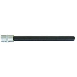 BONDHUS No. 43618 Hexagonal Socket Bit 5/8 Inch (Drive: 0.5 inches (12.7 mm), Total Length: 2.9 inches (74 mm), Bit Total Length: 5.9 inches (150 mm); Black-dyed
