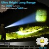 NAKCNM Rechargeable Flashlight High Lumens 2000, 5 Modes Small Powerful