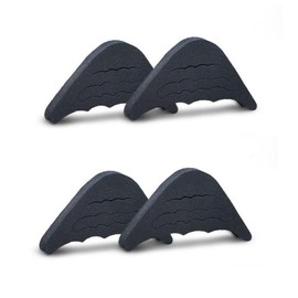 BEAUTY PLAYER Toe Cushion, Size Adjustment, Blister Prevention Pad, Heel Pad, Forefoot Pad, Set of 2 (Black x 2)