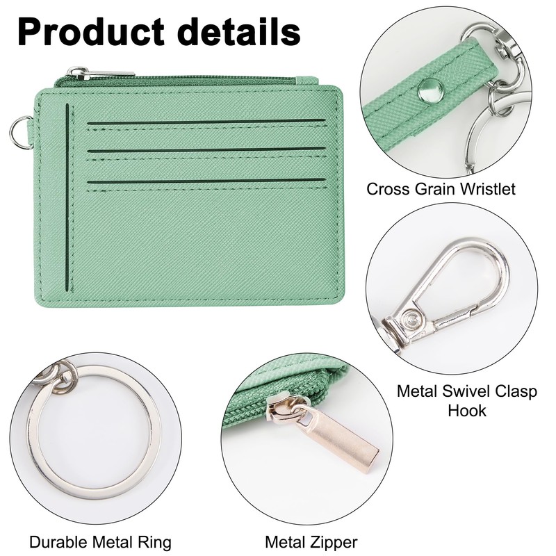 Toughergun Credit Card Holder for Women Slim RFID Blocking Wristlet