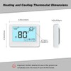 Programmable Thermostat for Home, Single-Stage Systems,1 Heat/1 Cool,7 Day, 5/1/1