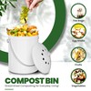 Utopia Kitchen Compost Bin for Kitchen Countertop, 1.3 Gallon Compost