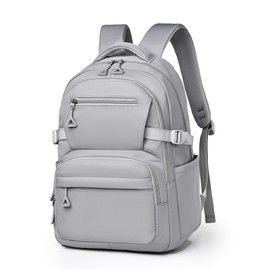 Mochila antirrobo, Mochila Impermeable, Mochila para Laptop gran capacidad, Mochila Portatil de15.6 Pulgadas, Mochila de Viaje para Mujeres y Hombres (Gris)