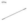 sourcing map 8pcs Push Rod Connector Double End Threaded Rod