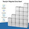 Neodymium Magnets, Pack of 16, Cube Magnet 10 mm, Strong
