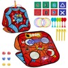 Spider Bean Bag Toss Game, 5-in-1 Cornhole Board Outdoor Toys
