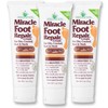Miracle Foot Repair Cream, (1 oz / 3 Pack) Repairs Dry Cracked Heels and Feet, 60% Pure UltraAloe Moisturizes, Softens, and Repairs