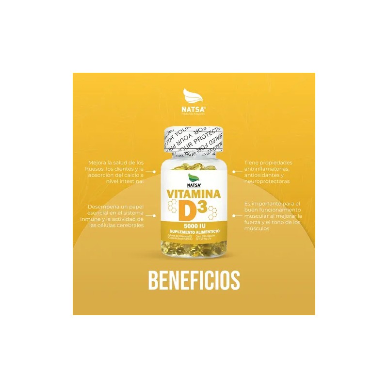 Vitamina D3 5000 UI 300 caps