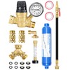RV Water Pressure Regulator Kit, RV Fresh Water Kit All-in-One