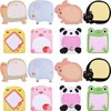 16 Pieces Self Sticky Notes Cute Animals Shaped Sticky Notes