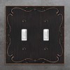 French Cabriole Decorative Wall Plate Switch Plate Outlet Cover (Double