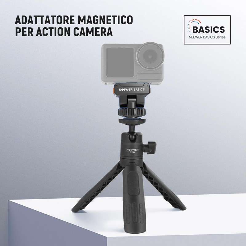 NEEWER BASICS Adattatore Cold Shoe Magnetico Compatibile con DJI OSMO