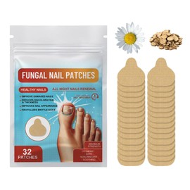 32 PATCHES Fungal Nail Patches - Nail Fungus for Toenail - Toe Fungal Extra Strength Soft Anti Patches for Healthy Nails