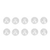 10Pcs Sound Amplifier Tips Silicone Anti Static Noise Reduction Double