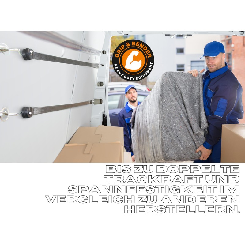 Tensioning Rubber Set (8 x 25 cm) Black Expander EPDM