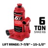 Powerbuilt Bottle Jack, 6 Ton Capacity, Heavy Duty 12000 Pounds