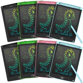 8 Pack LCD Writing Tablet for Kids, Colorful Toddler Drawing Tablet Doodle Board, Erasable Reusable Electronic Drawing Pad, LEYAOYAO Educational and Learning Toy for 3-6 Years Old Boy and Girl