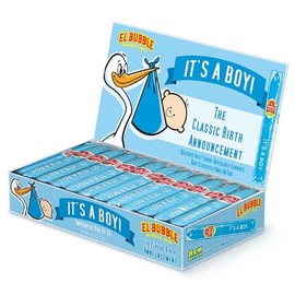It's a BOY Classic Birth Announcement Bubble Gum Cigar (Pack of 36)