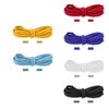 CODIRATO 6 Pairs of Elastic Shoelaces, Colourful Shoelaces with Quick