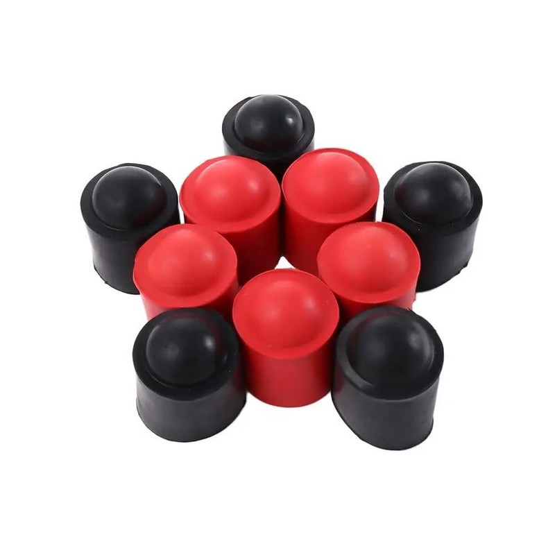 SquEqu 12 Pack Billiard Cue Butt End Protector Cap Shockproof