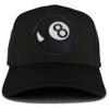 Armycrew Magic 8 Ball Patch Structured Baseball Cap - Black