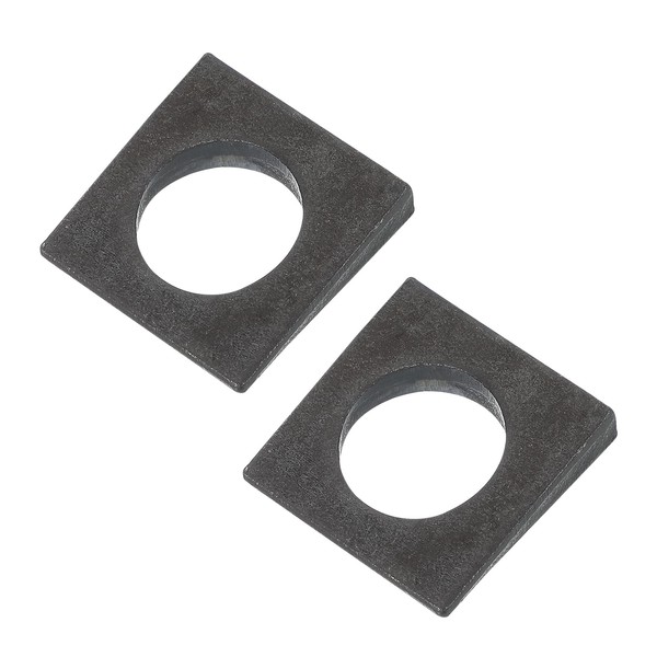 PATIKIL M22 Beveled Square Washers, 2 Pcs Thickness 3 to