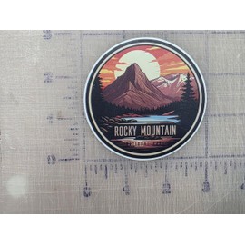 Colorado Rocky Mountain National Parks Service Vinyl Sticker | Support your parks | Outdoor quality and built to last | 3" tall