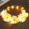 Evlry LED Sunflower Headband, Luminous Flower Wreath Hair, Luminous Festival