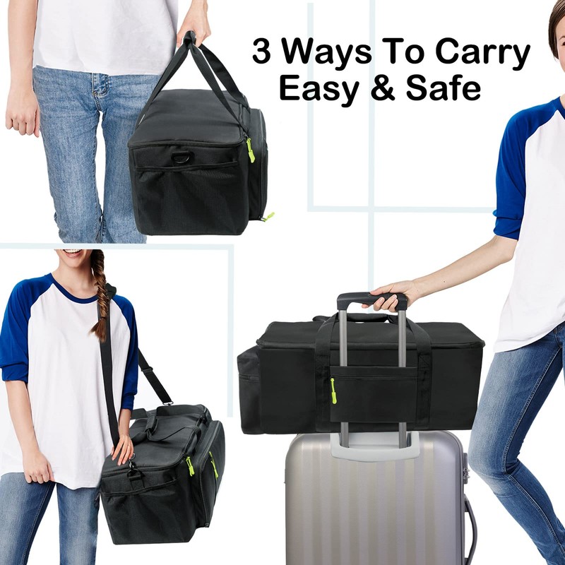 MYBAGZING Dj Cable Bag-24 Large Dj Cable File Bag-Dj Cabel