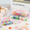 Mauproy 24 Pack Mixed Sizes Small Plastic Storage Containers, Mini